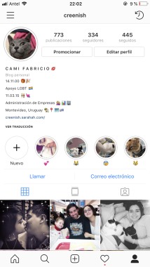 Mi perfil personal.