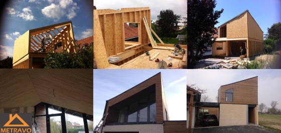 Metravo Lille, extension ossature bois à Lille