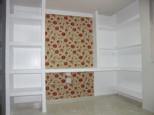 Nichos em gesso acartonado.