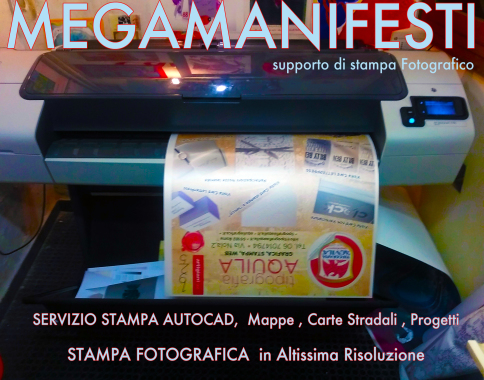 Plotter Stampa Foto Giganti, Progetti cartine