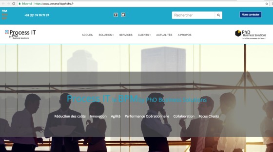 Site éditeur de logiciel (Paris)