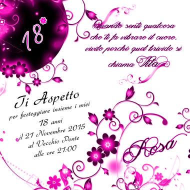 INVITI per COMPLEANNI