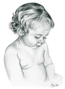 Portrait d'enfant - alice laverty