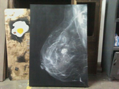 tecnica mixta (acrílico, óleo, pigmento) 70*90cm