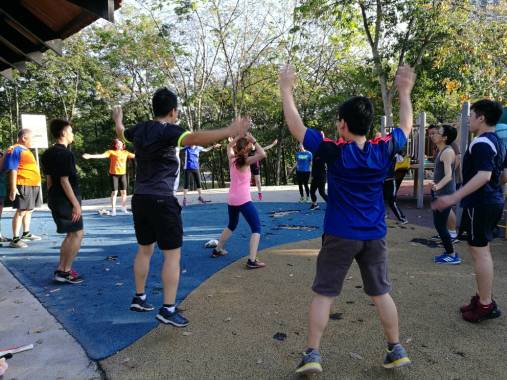Group Training - During Warm Up