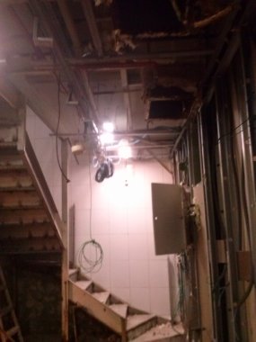 Reforma elétrica Chopp Brama Iguatemi Antes