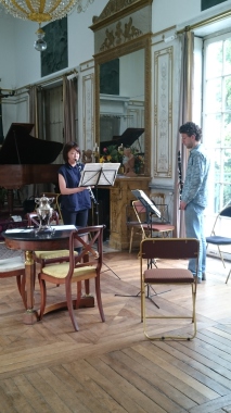 Pendant un cours à notre stage d'été de clarinette à Rueil Malmaison : https://www.facebook.com/stagedeclarinette/