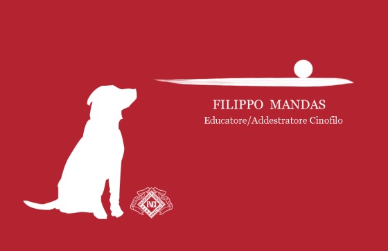 Biglietto da visita per addestratore ed educatore cinofilo
