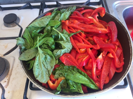 Han probado alguna vez la salsa de albahaca fresca y pimentón?? si no lo han hecho no saben lo que se pierden! 