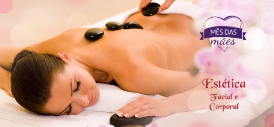 Massagem pedras quentes