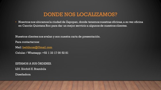 Aqui nos puedes encontrar 