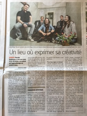 Article paru dans le journal de la Côte