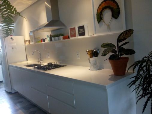 Cozinha na pedra Branco Prime