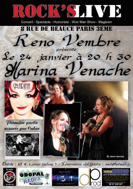 Création d'une affiche de spectacle.