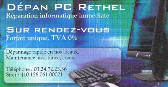 Carte de visite officielle uniquement RDV sur appel téléphonique (répondeur)