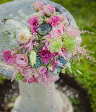 Bouquet de mariée champêtre