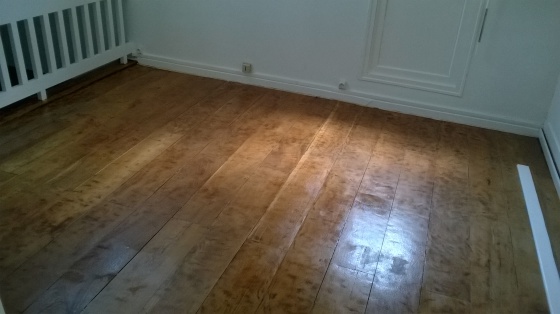 parquet décaper puis vitrifier