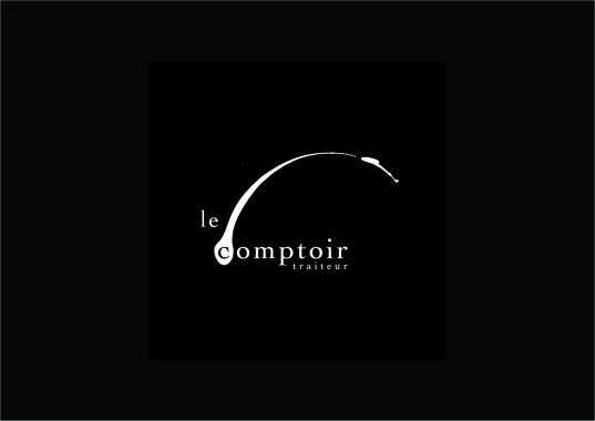 Logotype d'entreprise - Service traiteur "Le comptoir"