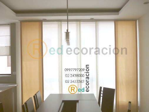 Cortina Panel Japones en tela