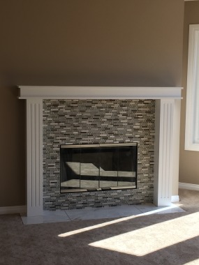  Renovated existing fireplace 