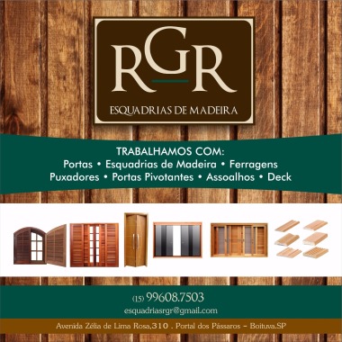 Rgr Esquadrias De Madeira