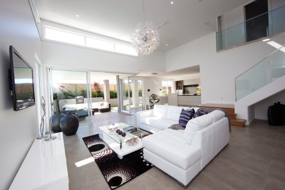 A Discreet Living Room Entertainment System