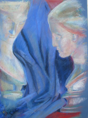 Bustes. Pastel. 50x70
