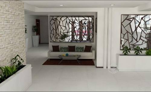 Proyecto de rediseño de lobby de un edificio residencial.