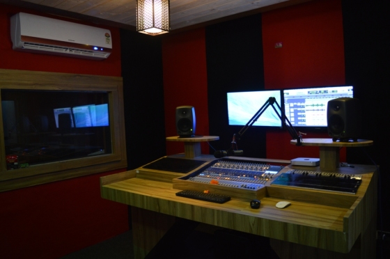 At Spectral Audio we provide best Mixing atmosphere in our mixing room with world’s best available technology and equipments.
All new Protools 12.5 with 24 fader Mixing console.
Genelec 8040 Series Monitors with Genelec 7050b Sub.
Waves Platinum, Native Instrument Komplete 10, McDSP Suit, FabFilter Eqs and many more
