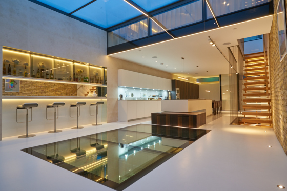 Interior shoot of London house shot for architect client
