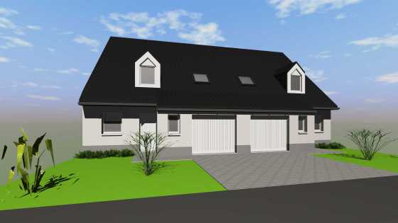 Projet de maison double pour investisseur à Hasnon