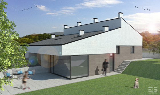 Proyecto 3 viviendas unifamiliares - Sopela - Vizcaya