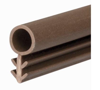 push in weather strip in 5 mm 6 mm 8 mm diameters, in white black or brown