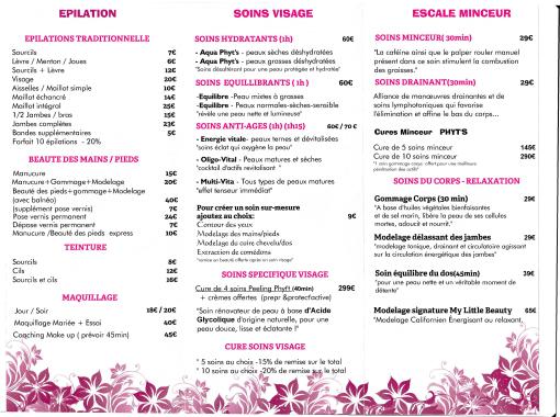 carte des soins 2016