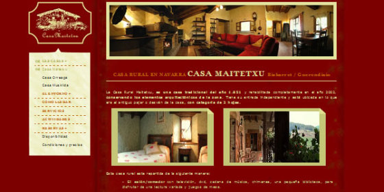Desarrollo web CASA MAITETXU