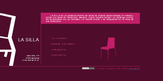 Web de "LA SILLA"