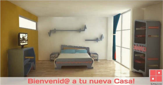 Diseño y ambientación para dormitorio adolescente