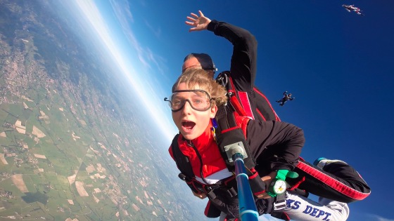 saut en parachute tandem