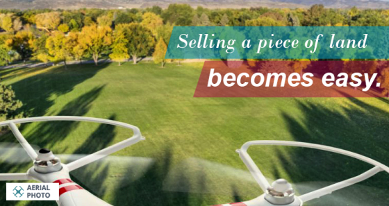 AERIAL PHOTOGRAPHY FOR SELLING LAND