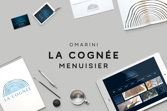 identité visuelle et site web pour un menuisier.