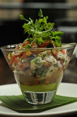 exquisito ceviche de pescado