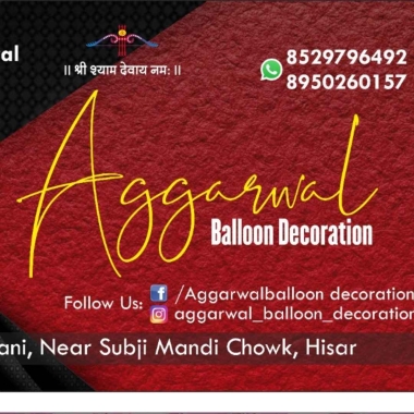 Aggarwal Ballon Decoration